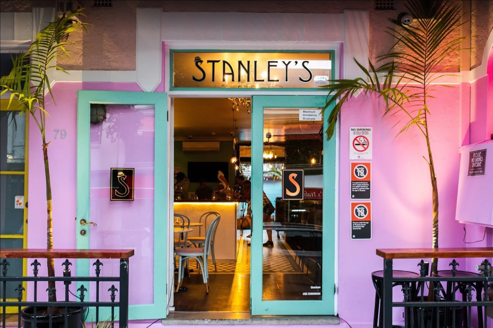 Entrance to Stanley's on Stanley, 79 Stanley Street, Darlinghurst